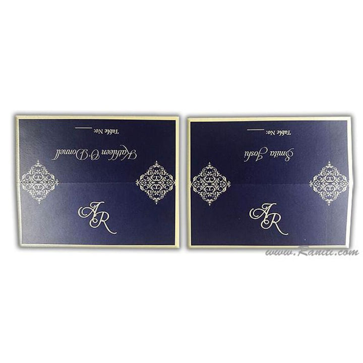 Classic Place Escort Cards Custom | Wedding Place Cards | Seating Name Cards for Receptions, Parties, Events AMPC-16 freeshipping - Raniti LLC - Custom Invitations & Stationery