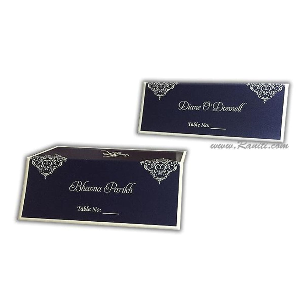 Classic Place Escort Cards Custom | Wedding Place Cards | Seating Name Cards for Receptions, Parties, Events AMPC-16 freeshipping - Raniti LLC - Custom Invitations & Stationery