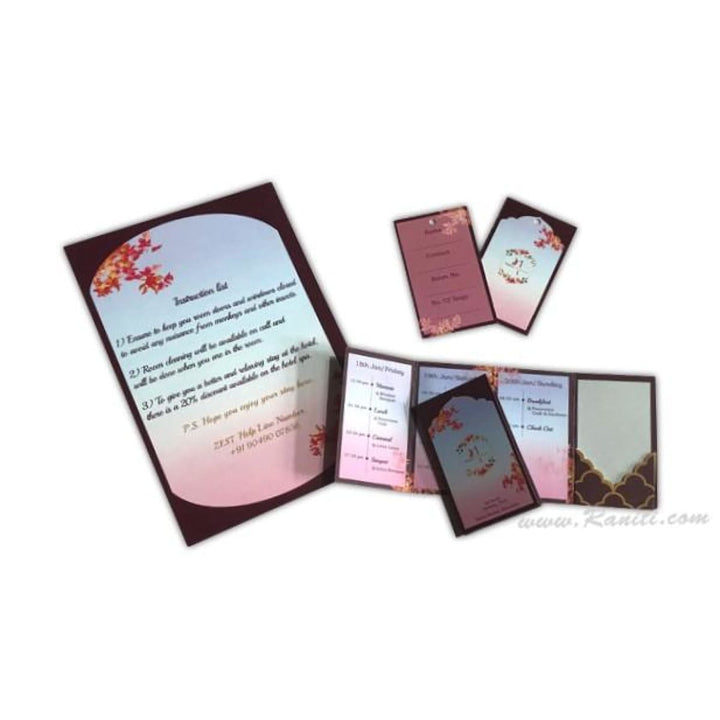Custom and Personalized Guest Luggage Tags For Weddings and Events  | Packs of 50 and 100 Luggage Tags- JVDLT-1 freeshipping - Raniti LLC - Custom Invitations & Stationery