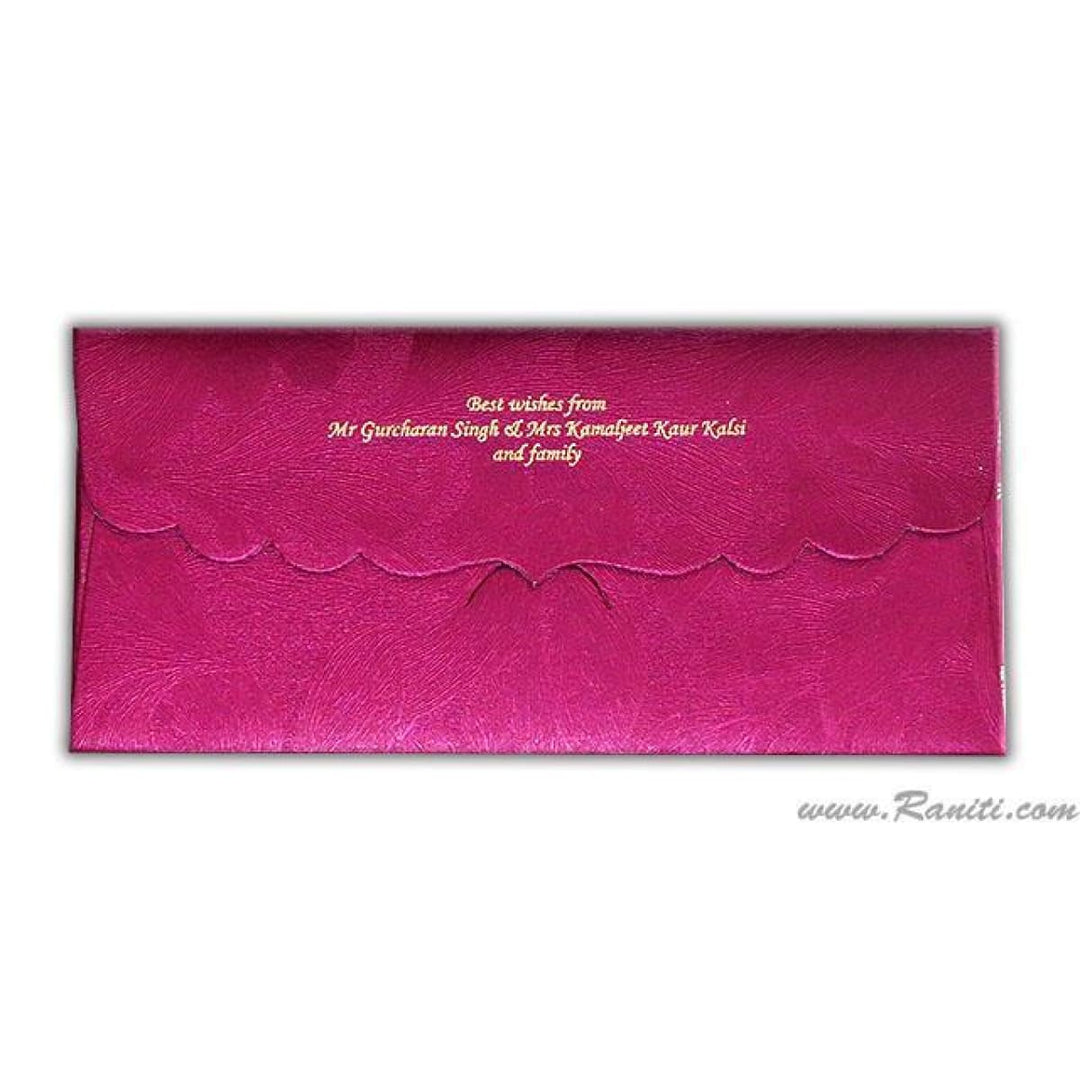 Custom and Personalized Money Gift Check Envelope AME-50 freeshipping - Raniti LLC - Custom Invitations & Stationery