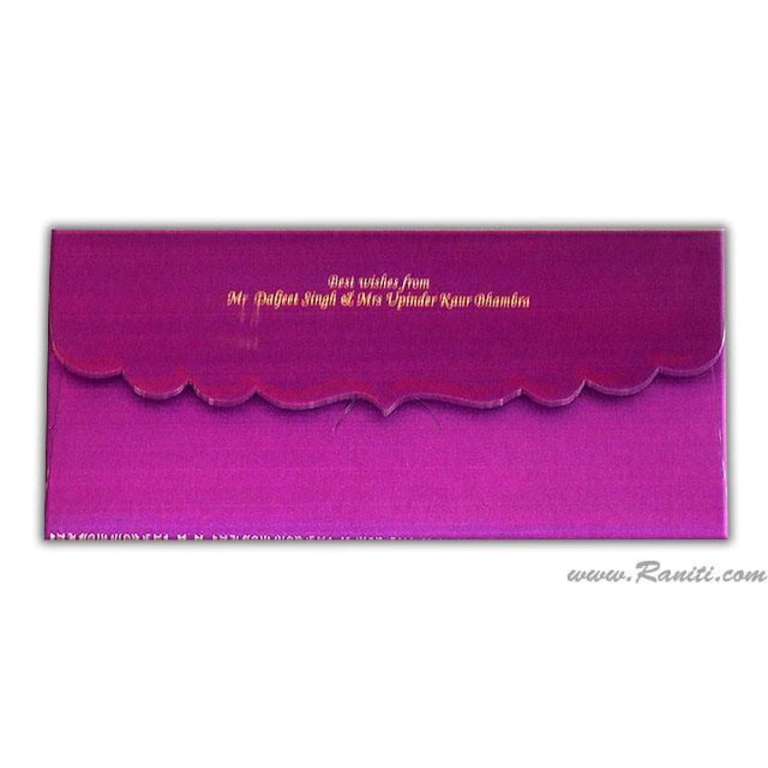 Custom and Personalized Money Gift Check Envelope AME-50 freeshipping - Raniti LLC - Custom Invitations & Stationery