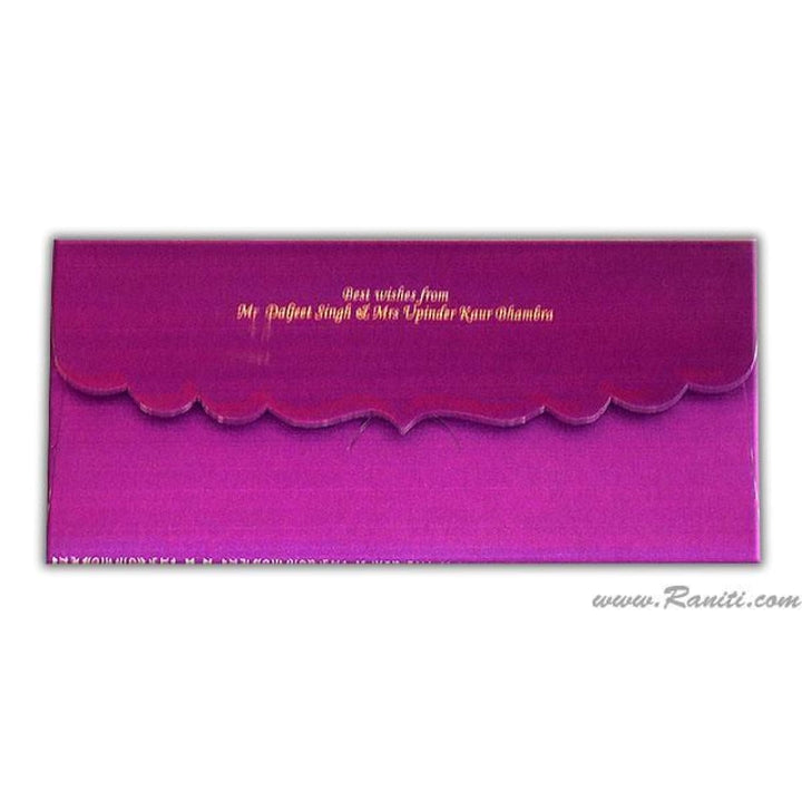 Custom and Personalized Money Gift Check Envelope AME-50 freeshipping - Raniti LLC - Custom Invitations & Stationery