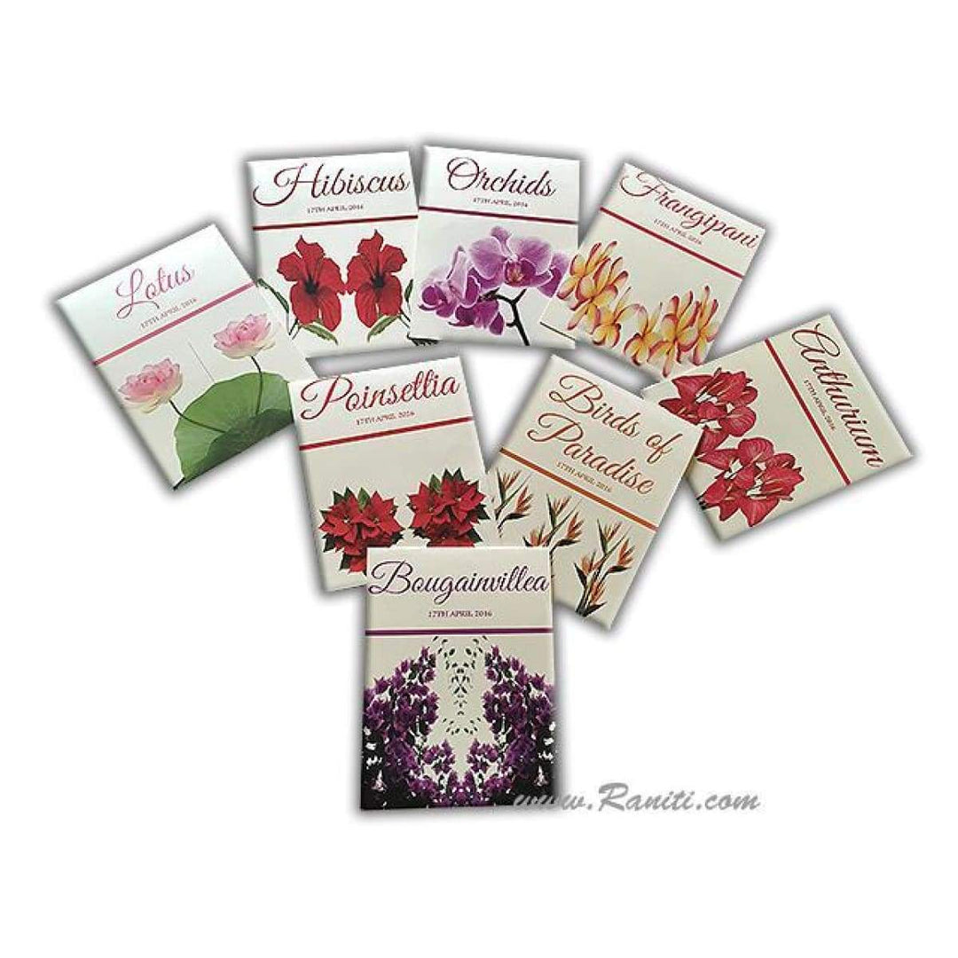 Custom Floral Theme Tent Style Table Name Cards | Wedding Table Cards AMTC-10 freeshipping - Raniti LLC - Custom Invitations & Stationery