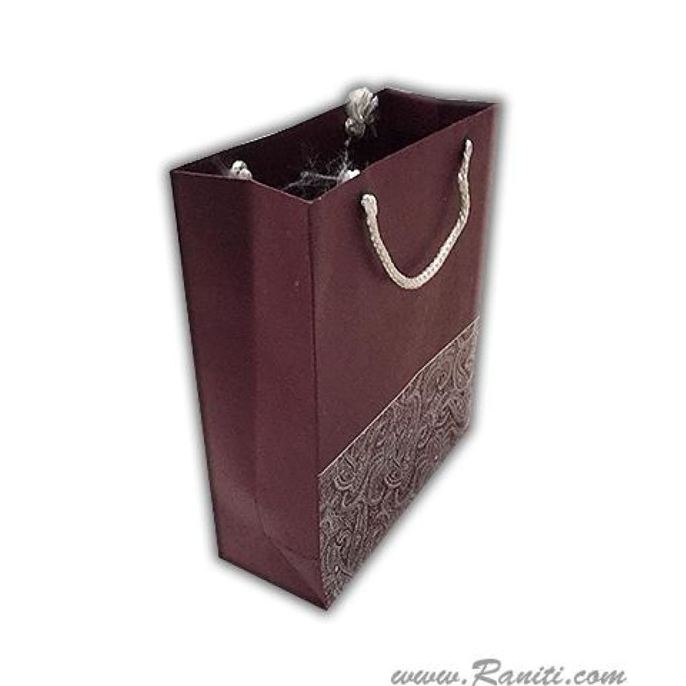 Custom Personalized Paper Bag - Paisley Theme Custom Wedding Guest Welcome Gift bags AMGB-3 freeshipping - Raniti LLC - Custom Invitations & Stationery