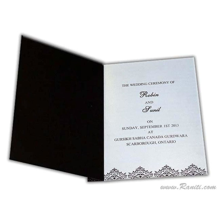 Custom Sikh Wedding Program | Custom Wedding Program Booklet | Sikh Infographics | Sikh Ceremony | Anand Karaj WP-34 freeshipping - Raniti LLC - Custom Invitations & Stationery