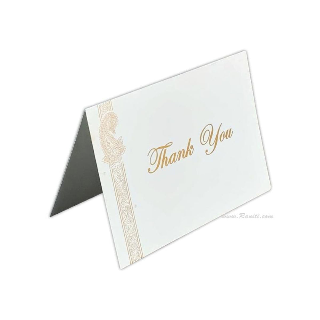 Custom Thank You Cards, Paisley Theme Personalized Stationery TY-11 freeshipping - Raniti LLC - Custom Invitations & Stationery