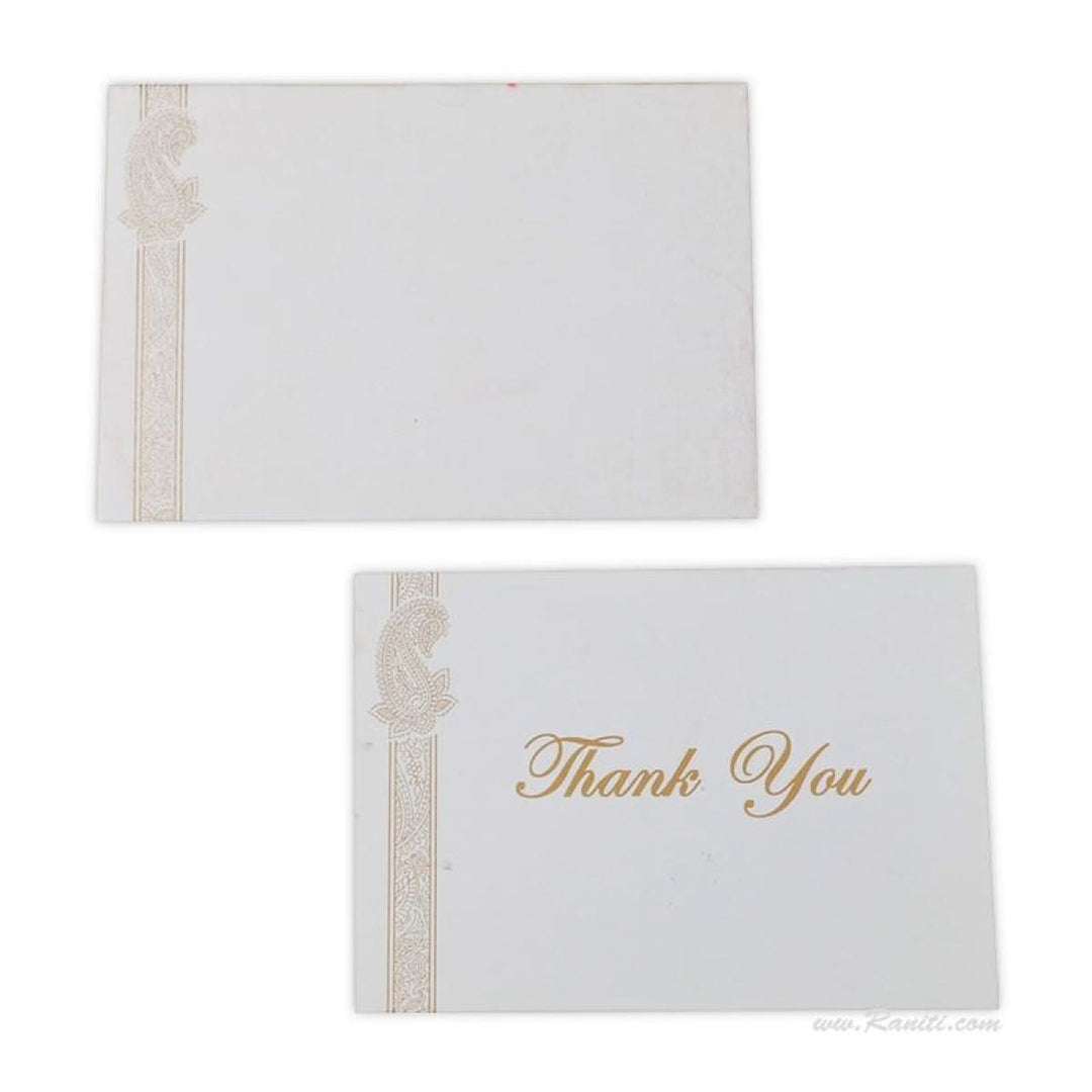 Custom Thank You Cards, Paisley Theme Personalized Stationery TY-11 freeshipping - Raniti LLC - Custom Invitations & Stationery