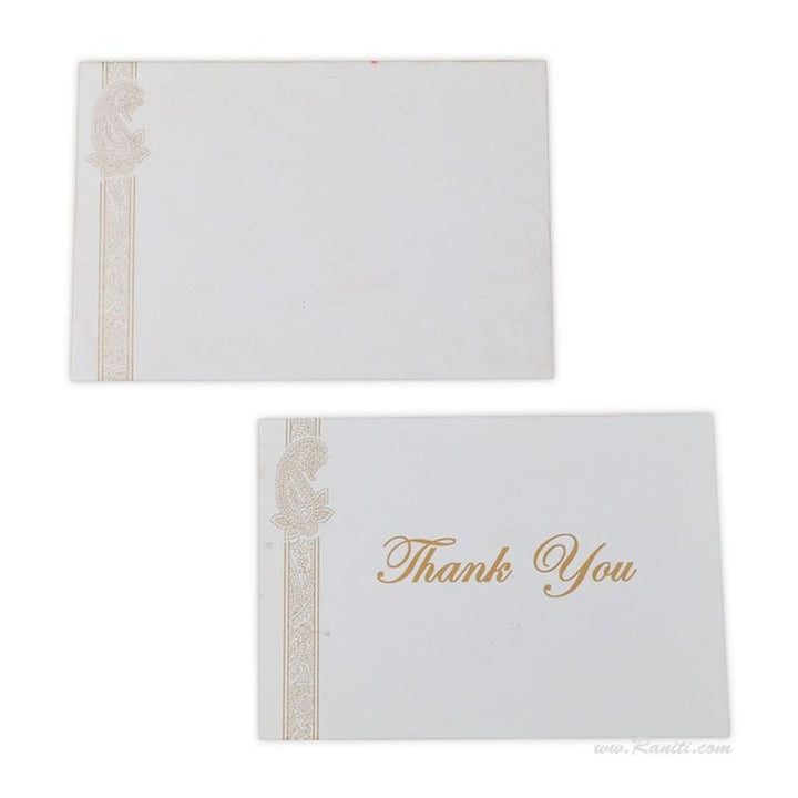 Custom Thank You Cards, Paisley Theme Personalized Stationery TY-11 freeshipping - Raniti LLC - Custom Invitations & Stationery