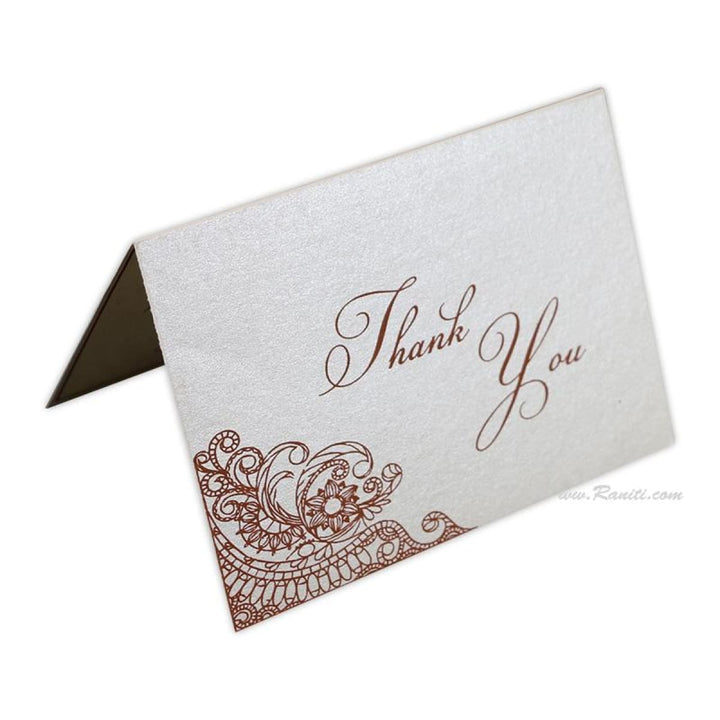 Custom White and Burgundy Thank You Cards with Personalized Message, Personalized Stationery TY-16 freeshipping - Raniti LLC - Custom Invitations & Stationery