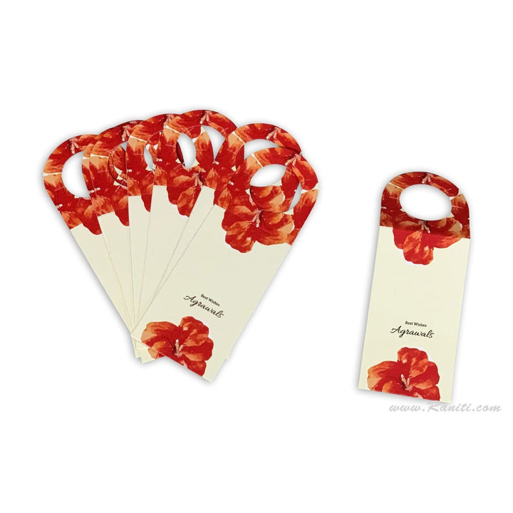 Custom Wine Bottle Neck Tags Personalized for Favors | Gift Tags for Wine Bottles AMWT-7 freeshipping - Raniti LLC - Custom Invitations & Stationery