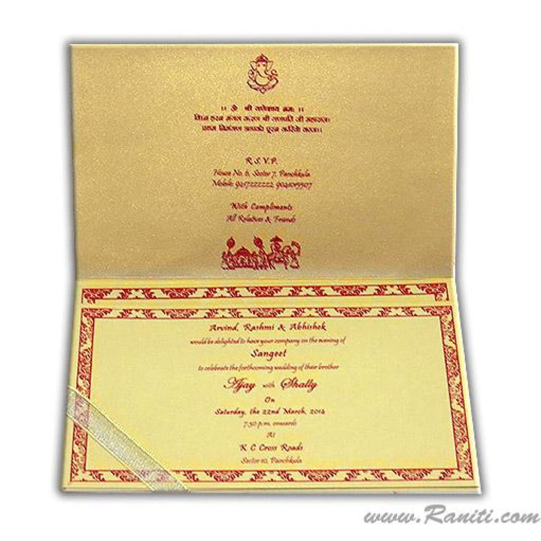 Damask Theme Red Satin Fabric Custom Wedding Invitation Card AM-120 freeshipping - Raniti LLC - Custom Invitations & Stationery