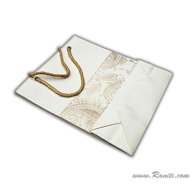 Elegant Personalized Paper Bag - Paisley Theme Custom Wedding Gift Bags AMGB-8 freeshipping - Raniti LLC - Custom Invitations & Stationery