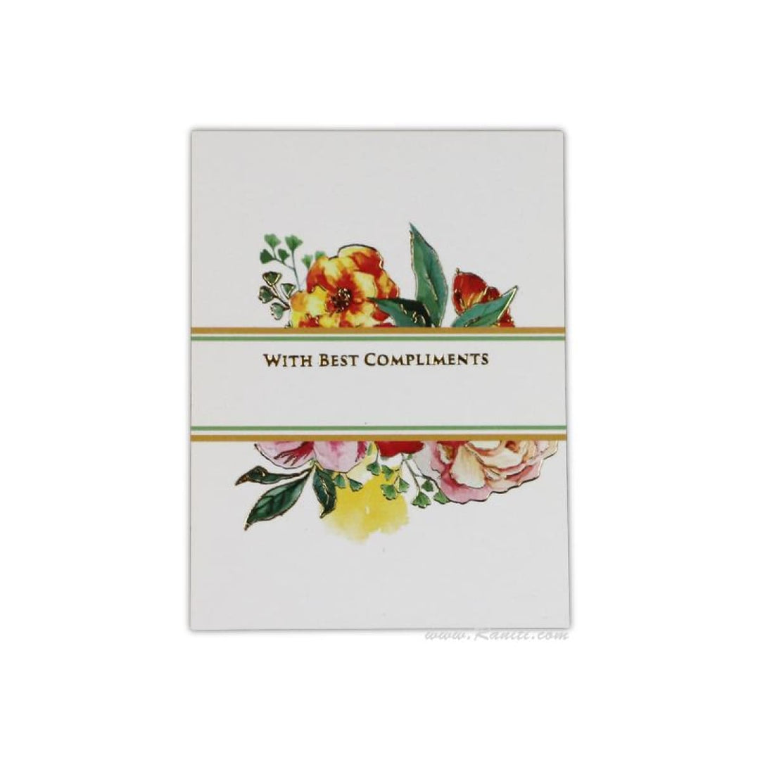 Floral Custom Gift Tags Personalized for Gifts and Favors | Pack of 50 and 100 Gift Tags DPTAG-1 freeshipping - Raniti LLC - Custom Invitations & Stationery