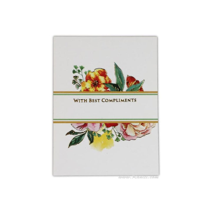 Floral Custom Gift Tags Personalized for Gifts and Favors | Pack of 50 and 100 Gift Tags DPTAG-1 freeshipping - Raniti LLC - Custom Invitations & Stationery