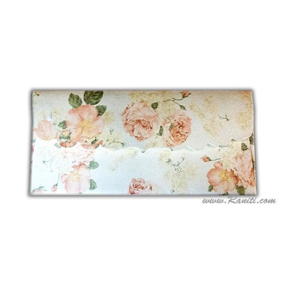 Floral Theme Custom and Personalized Money Gift Check Envelope AME-24 freeshipping - Raniti LLC - Custom Invitations & Stationery