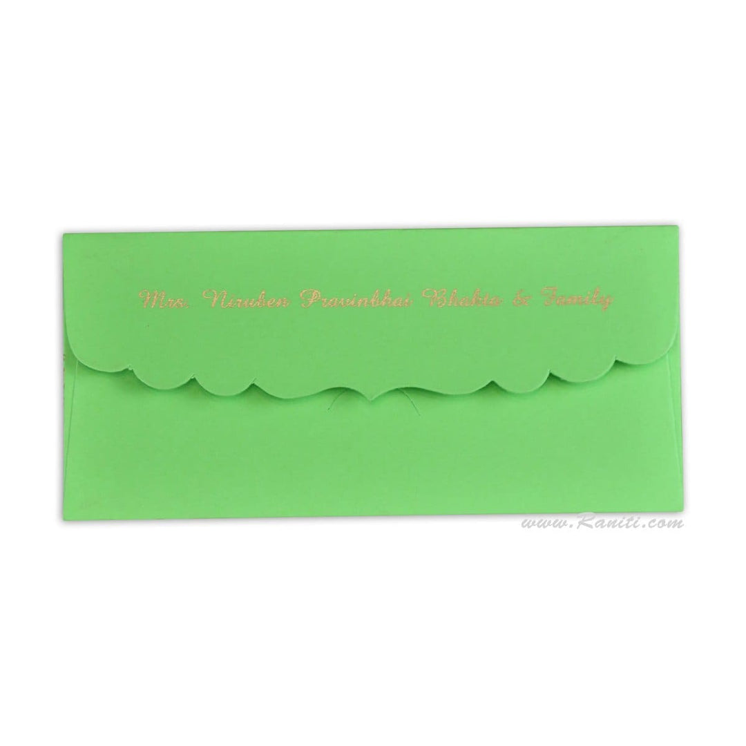 Ganesh Design Custom Money Gift Check Shagan Envelopes AME-43 freeshipping - Raniti LLC - Custom Invitations & Stationery