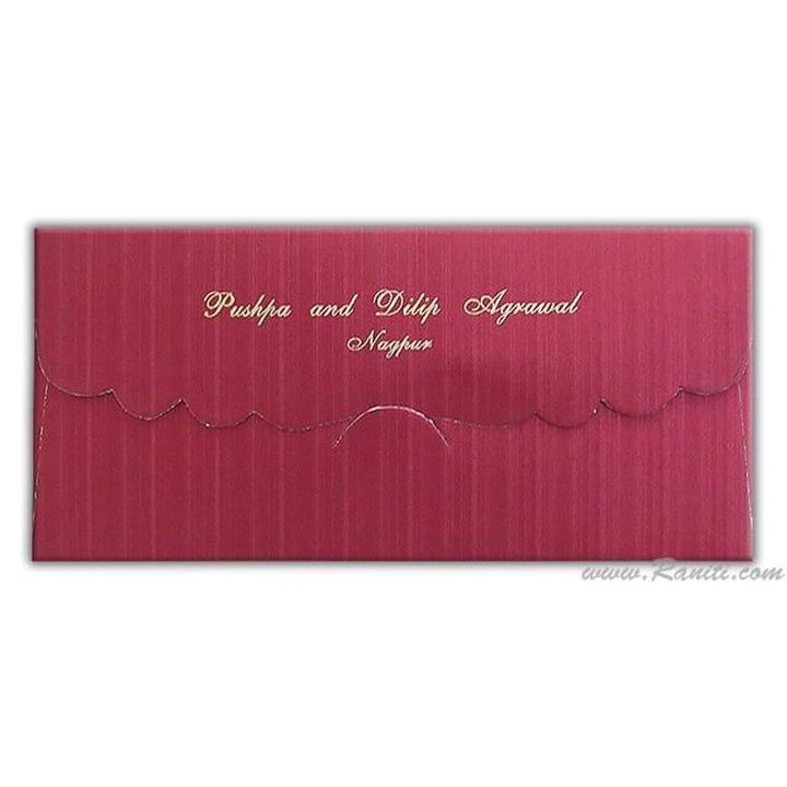 Ganesh Design Custom Money Gift Check Shagan Envelopes AME-43 freeshipping - Raniti LLC - Custom Invitations & Stationery