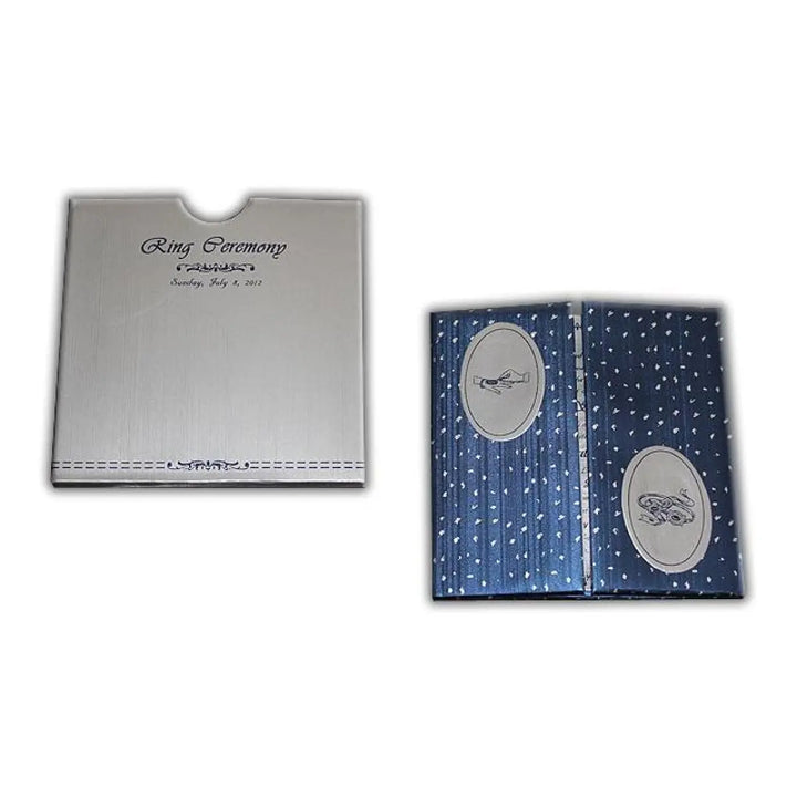 Gatefold Custom Engagement Invitation Card Heavy Back AMSO-40 freeshipping - Raniti LLC - Custom Invitations & Stationery