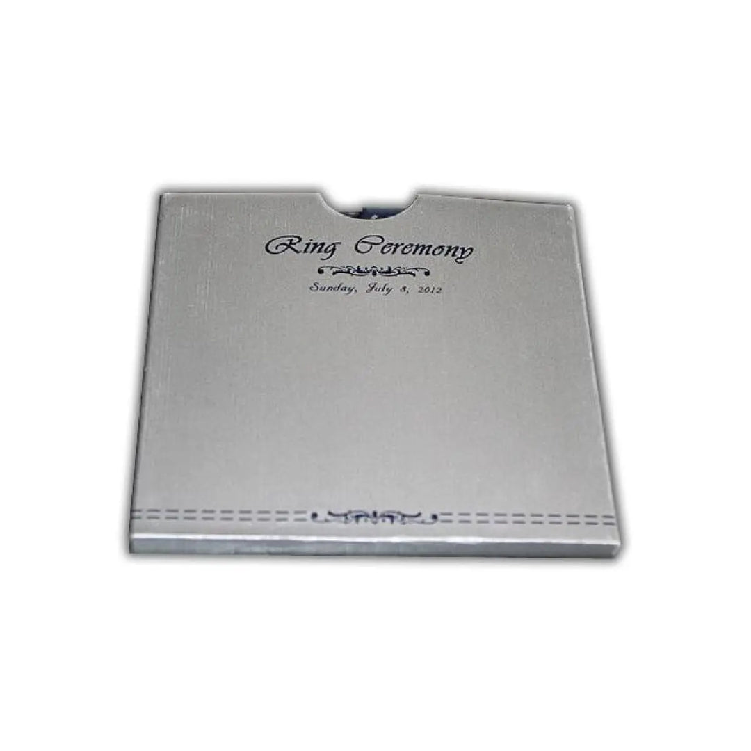 Gatefold Custom Engagement Invitation Card Heavy Back AMSO-40 freeshipping - Raniti LLC - Custom Invitations & Stationery