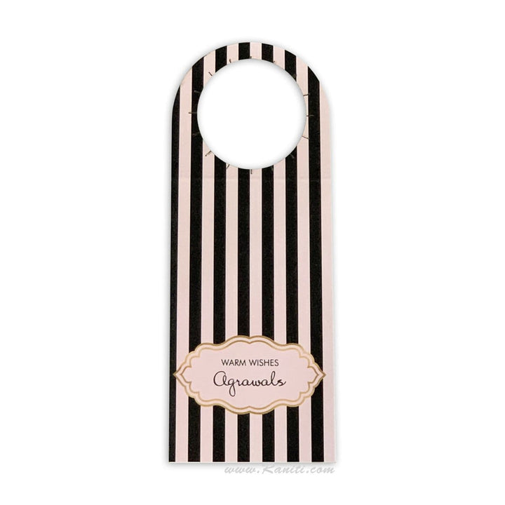 Geometric Custom Wine Bottle Neck Tags Personalized for Favors | Gift Tags for Wine Bottles ACWT-11 freeshipping - Raniti LLC - Custom Invitations & Stationery