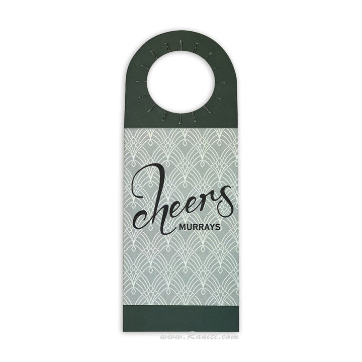 Geometric Design Custom Wine Bottle Neck Tags Personalized for Favors | Gift Tags for Wine Bottles ACWT-10 freeshipping - Raniti LLC - Custom Invitations & Stationery