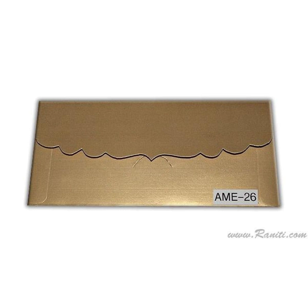 Gold and Red Custom Personalized Money Gift Check Envelope AME-26 freeshipping - Raniti LLC - Custom Invitations & Stationery