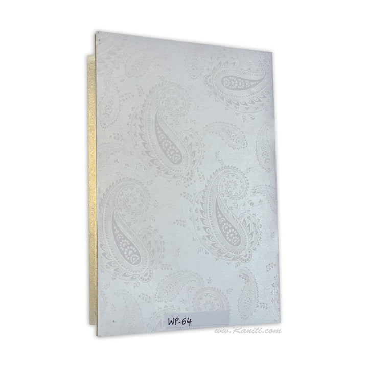 Paisley Theme Custom Wedding Program | Custom Wedding Program Booklet | Ceremony Program with Multiple Pages WP-64 freeshipping - Raniti LLC - Custom Invitations & Stationery