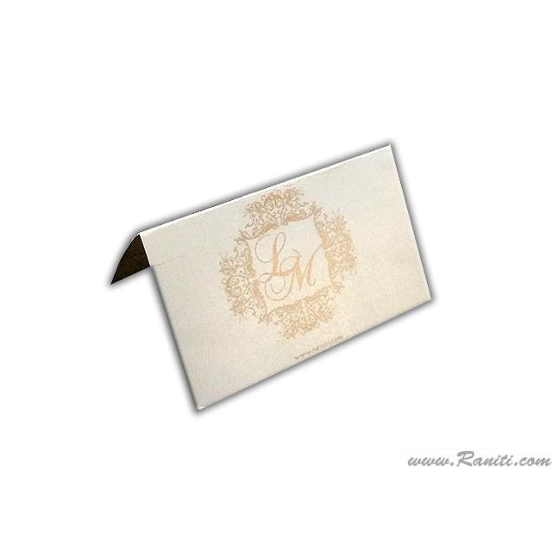 Peacock Theme Tented Place Escort Card Custom | Wedding Place Cards | Seating Name Cards for Receptions, Parties, Events AMPC-12 freeshipping - Raniti LLC - Custom Invitations & Stationery