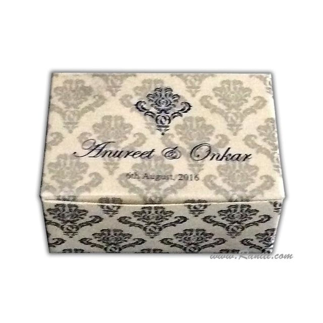 Pearl White Foldable Sweet-Cake-Chocolate Custom Box | Wedding Cake Box | Traditional Sweet Favor Boxes | Thank You Gift Favor Boxes | SB-1 freeshipping - Raniti LLC - Custom Invitations & Stationery