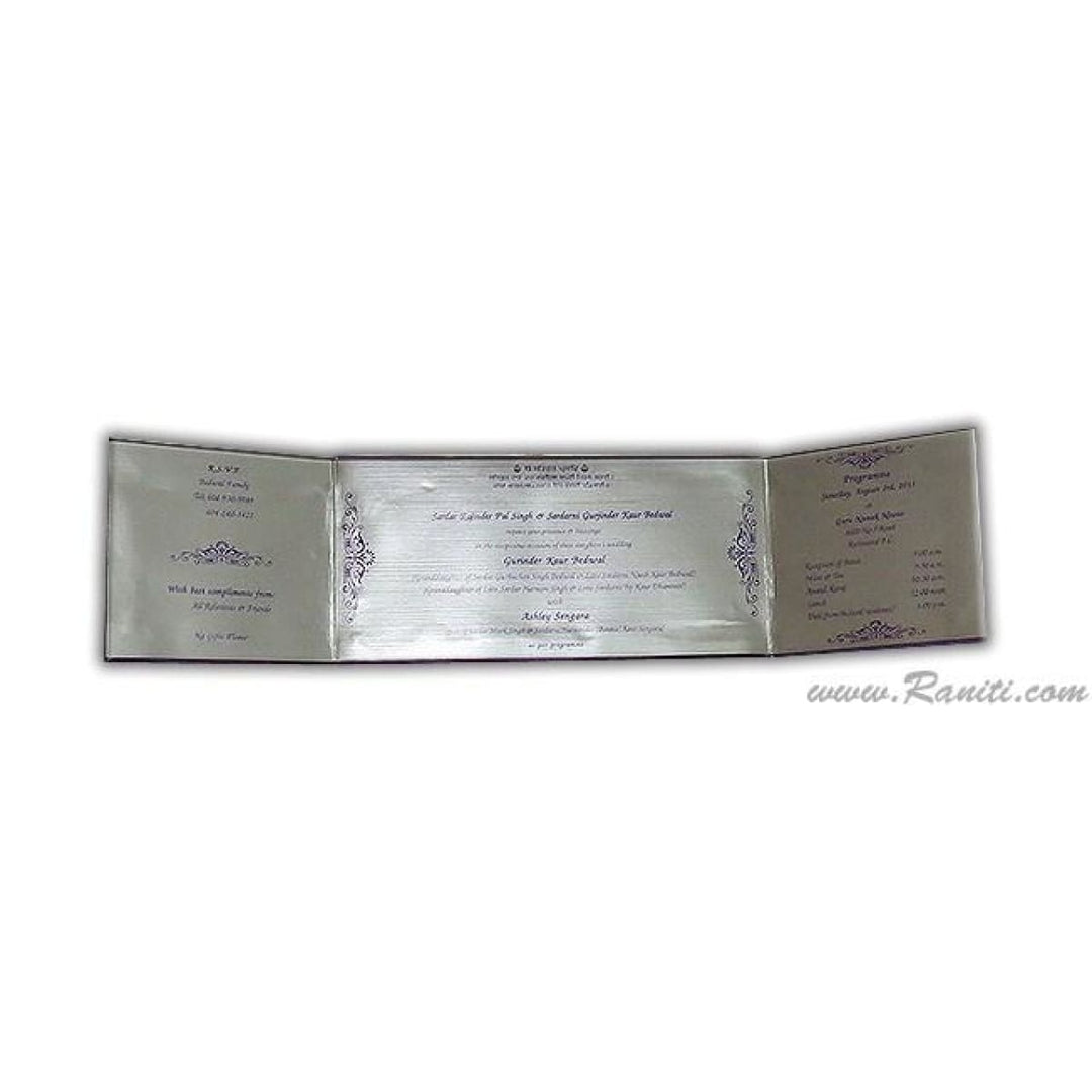 Purple Classic Hard Cover Gatefold Custom Invitation Card with Multiple Inserts with Rhinestones AMH-128 freeshipping - Raniti LLC - Custom Invitations & Stationery