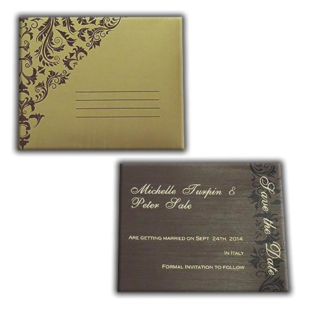 Save The Date Cards Custom AMSO-29 freeshipping - Raniti LLC - Custom Invitations & Stationery