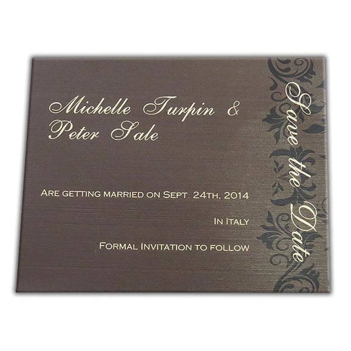 Save The Date Cards Custom AMSO-29 freeshipping - Raniti LLC - Custom Invitations & Stationery