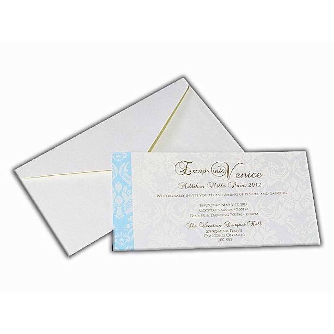 School College Prom Party Custom Invitation Card AMSO-126 freeshipping - Raniti LLC - Custom Invitations & Stationery