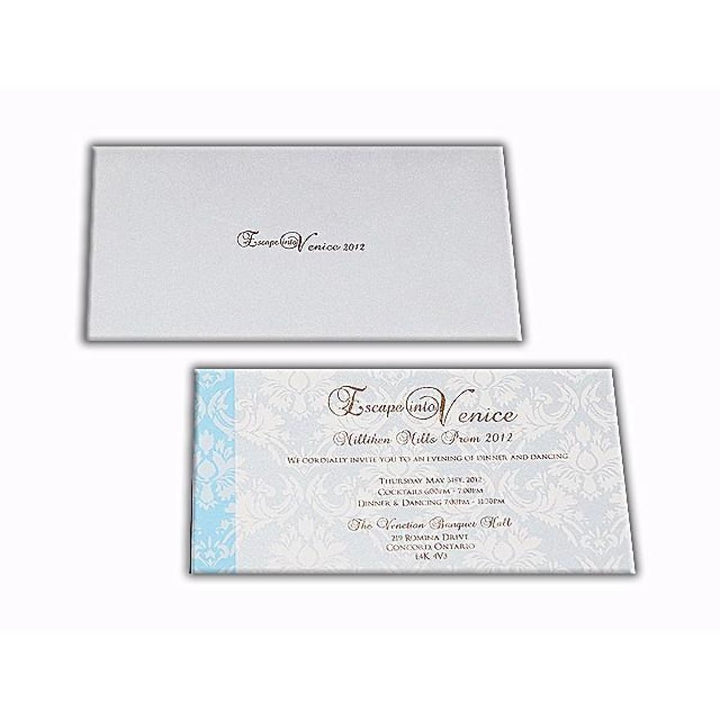 School College Prom Party Custom Invitation Card AMSO-126 freeshipping - Raniti LLC - Custom Invitations & Stationery