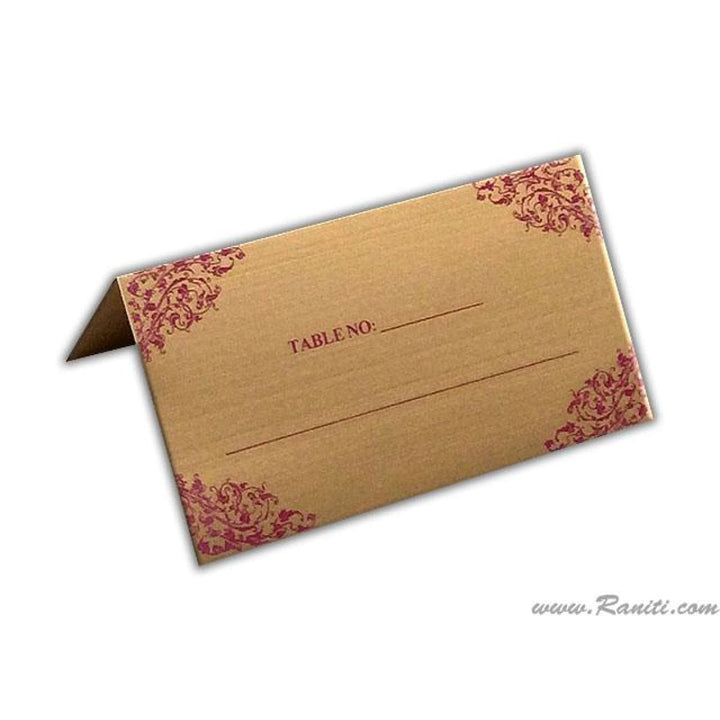 Tented Place Escort Card Custom | Wedding Place Cards | Seating Name Cards for Receptions, Parties, Events AMPC-11 freeshipping - Raniti LLC - Custom Invitations & Stationery