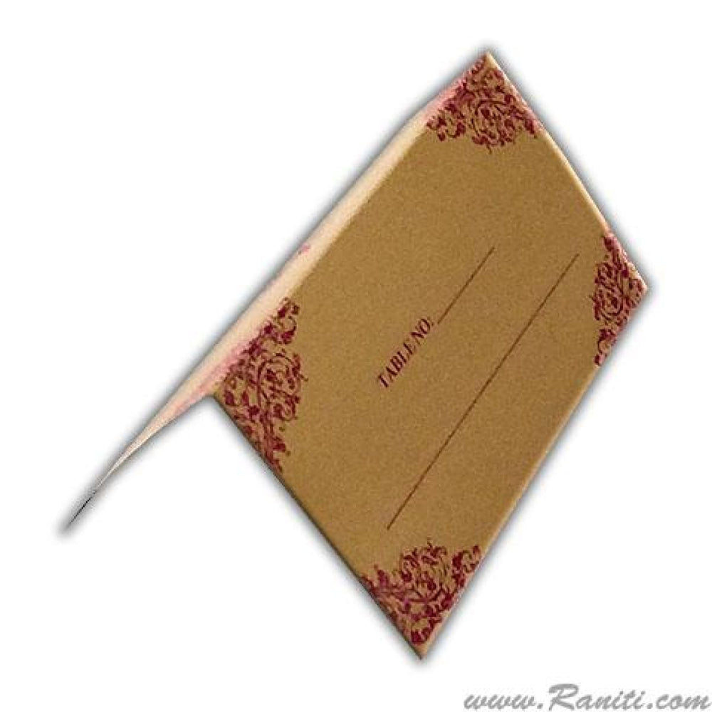 Tented Place Escort Card Custom | Wedding Place Cards | Seating Name Cards for Receptions, Parties, Events AMPC-11 freeshipping - Raniti LLC - Custom Invitations & Stationery
