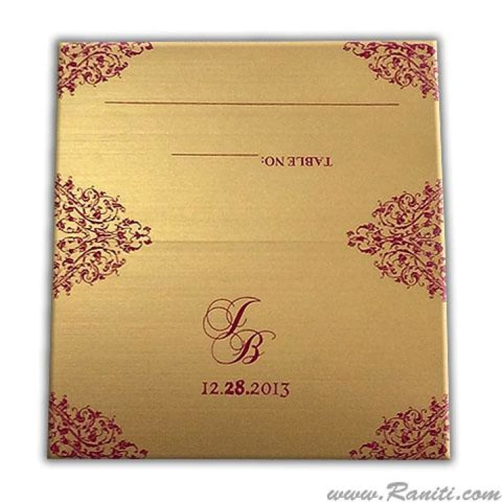 Tented Place Escort Card Custom | Wedding Place Cards | Seating Name Cards for Receptions, Parties, Events AMPC-11 freeshipping - Raniti LLC - Custom Invitations & Stationery