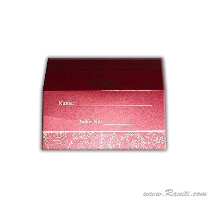 Tented Place Escort Card Custom | Wedding Place Cards | Seating Name Cards for Receptions, Parties, Events AMPC-10 freeshipping - Raniti LLC - Custom Invitations & Stationery