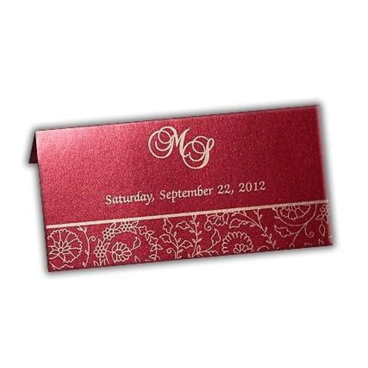 Tented Place Escort Card Custom | Wedding Place Cards | Seating Name Cards for Receptions, Parties, Events AMPC-10 freeshipping - Raniti LLC - Custom Invitations & Stationery