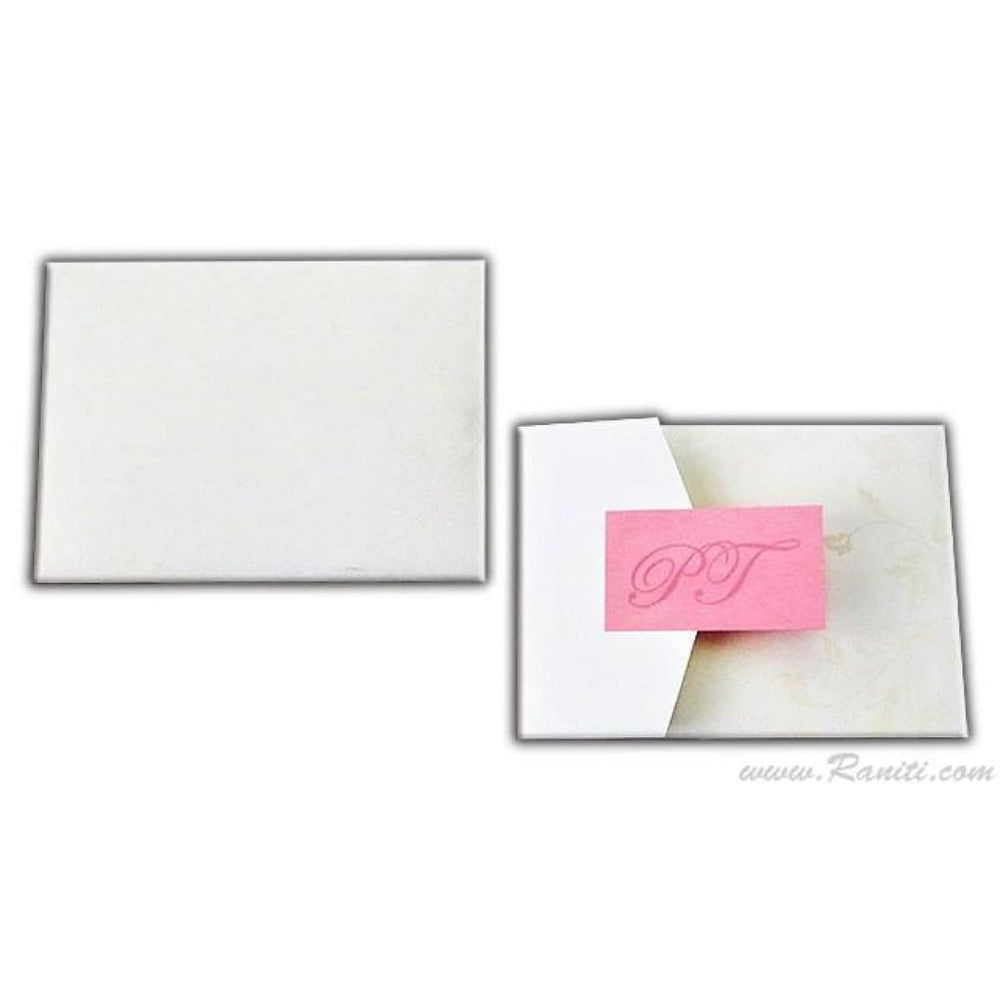 Trifold His and Her Pearl White and Light Pink Custom Invitation Card, Bride & Groom Invitation Card Set AM-617 freeshipping - Raniti LLC - Custom Invitations & Stationery