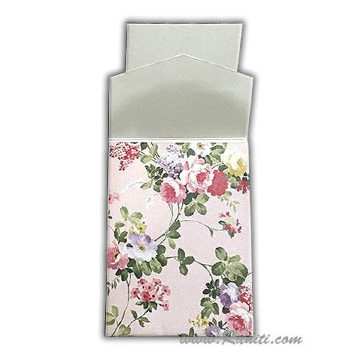 Vintage Floral Print Classic Custom Tri Fold Invitation Card AM-244 freeshipping - Raniti LLC - Custom Invitations & Stationery