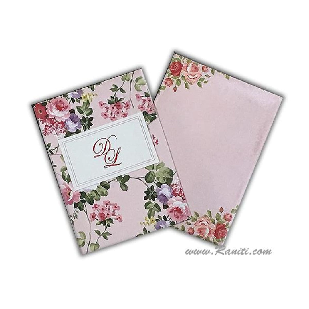 Vintage Floral Print Classic Custom Tri Fold Invitation Card AM-244 freeshipping - Raniti LLC - Custom Invitations & Stationery