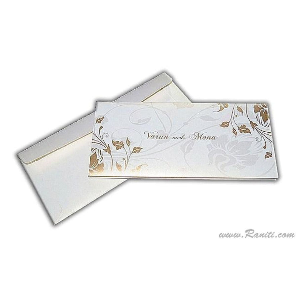 White Rectangle Custom Invitation Card with Cascading Inserts and Translucent Paper | Custom Vine Design Invitation Card AM-535 freeshipping - Raniti LLC - Custom Invitations & Stationery