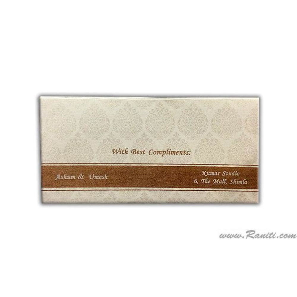 White Red Custom Money Gift Check Envelope AME-55 freeshipping - Raniti LLC - Custom Invitations & Stationery